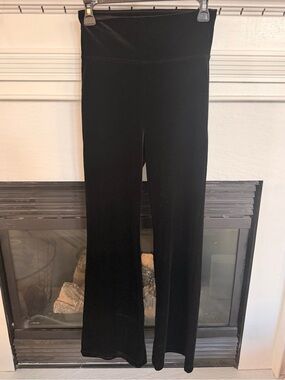 Anatomie Black Wide-Leg Velvet Pants